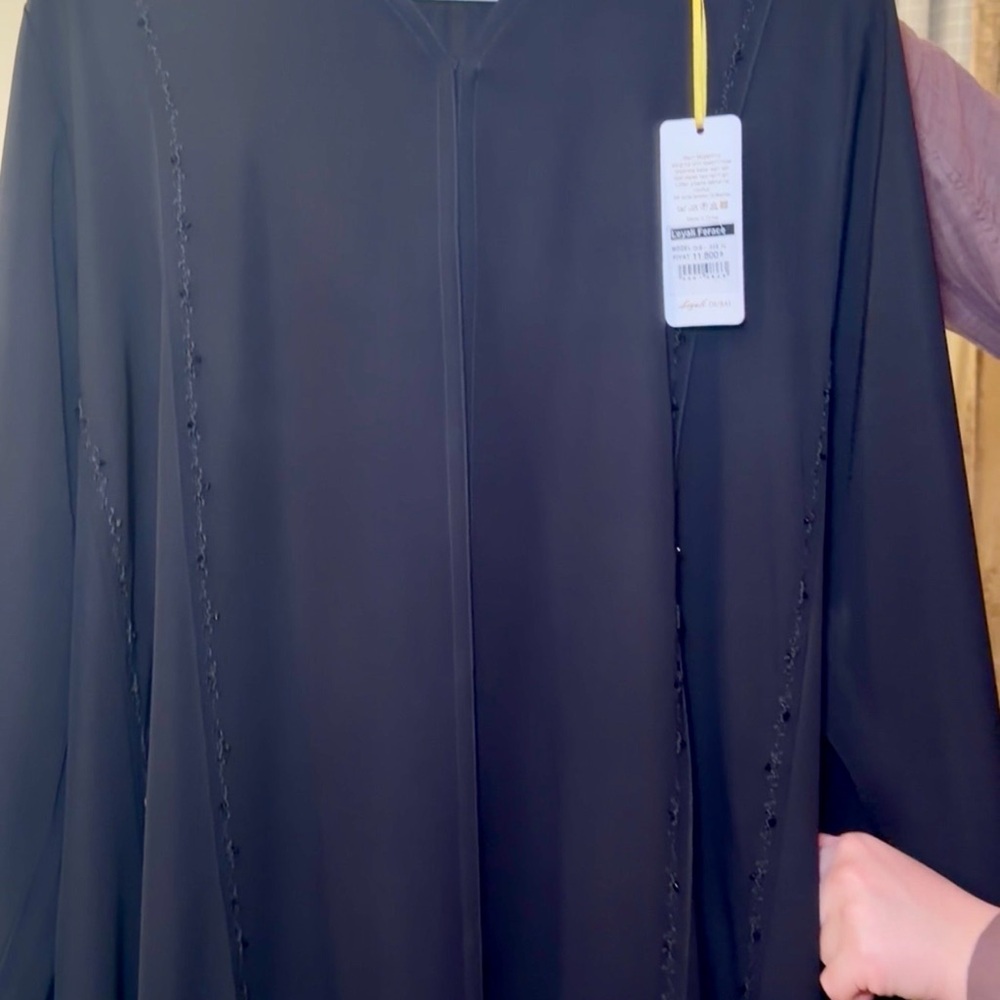 Chic Black Kaftan by [Brand] Turkey Abaya